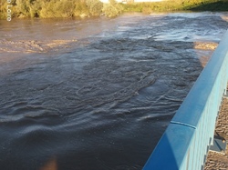 Loire en crue a chambilly